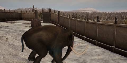 The Columbian Mammoth in Jurassic World Evolution 2
