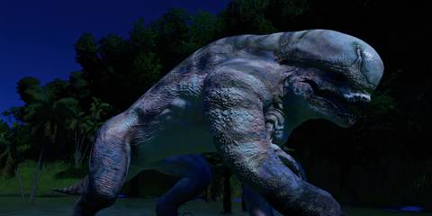 Distortus Rex in Jurassic World Evolution 2