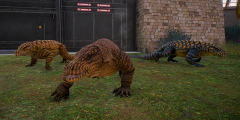 Megalania in Jurassic World Evolution 2