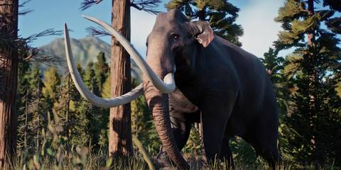 The Columbian Mammoth in Jurassic World Evolution 2