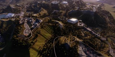 Jurassic World Evolution 2 monorail loop