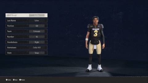 Kaidon Salter fastest qb in college football 26