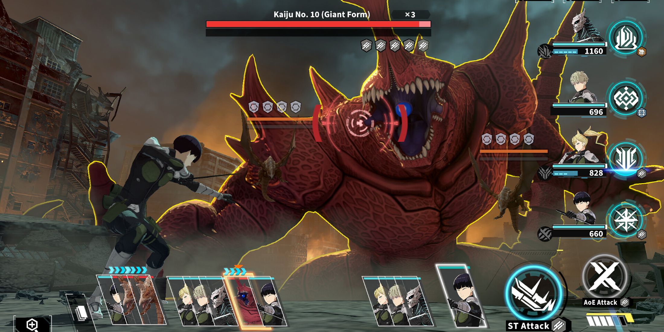 KAIJU NO. 8 THE GAME combat