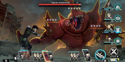 KAIJU NO. 8 THE GAME combat