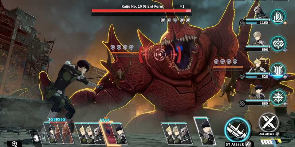 KAIJU NO. 8 THE GAME combat