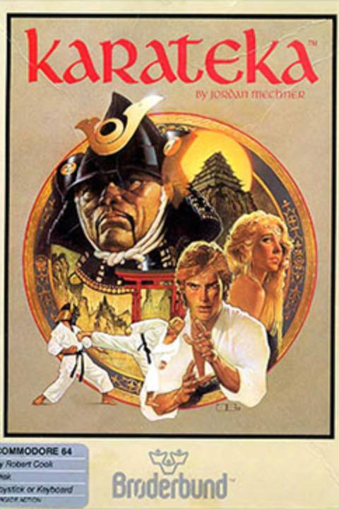 Karateka (1984) video game cover art tag