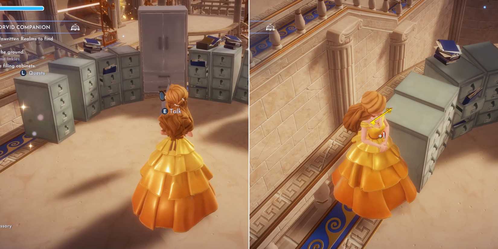 key location near some filing cabinets in ddv disney dreamlight valley