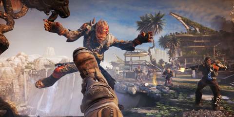 Kicking an enemy in Bulletstorm