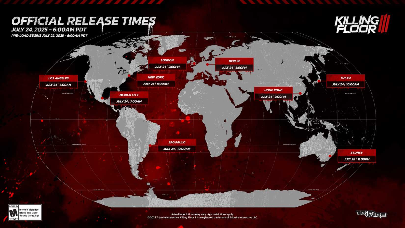 killing floor 3 release times map