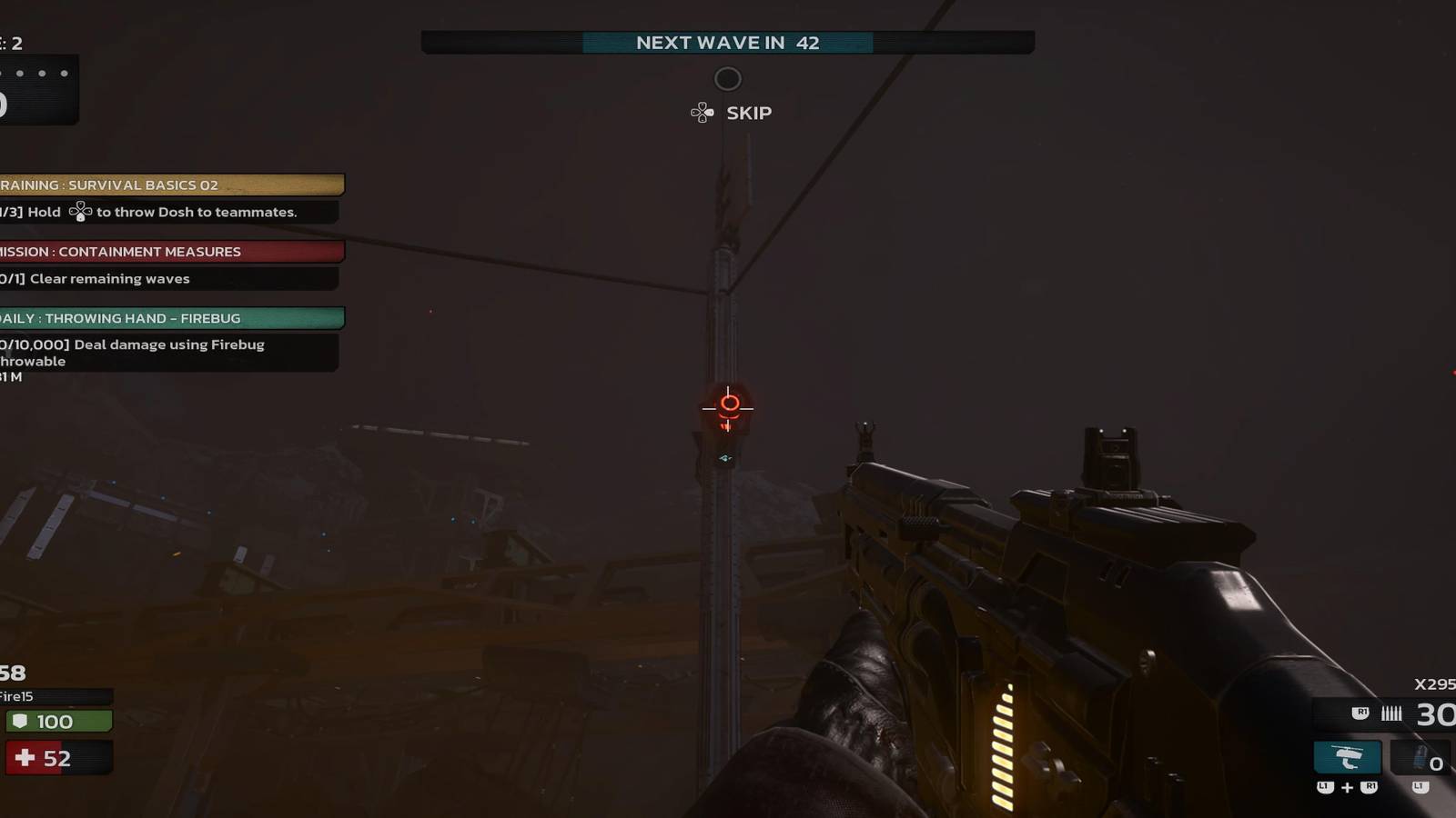 The Player Aiming at a Camera 