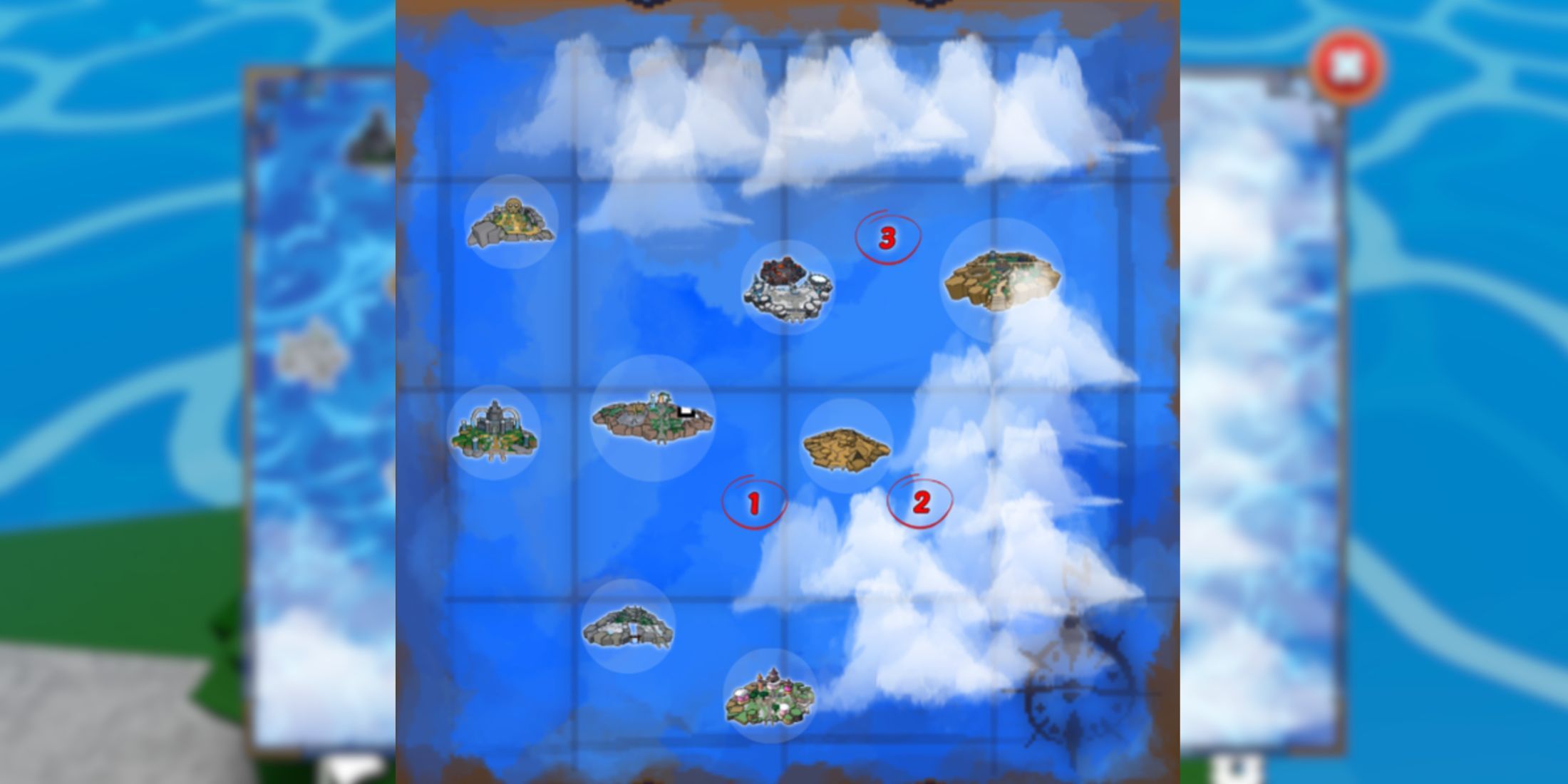 King Legacy map