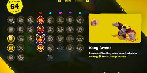 Kong Armor skill in Donkey Kong Bananza