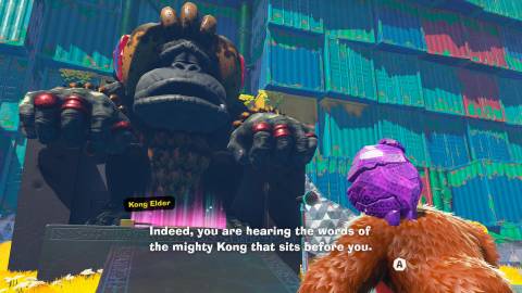 kong elder in donkey kong bananza