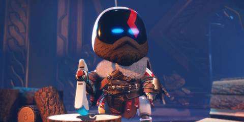 Kratos' cameo in Astro Bot.