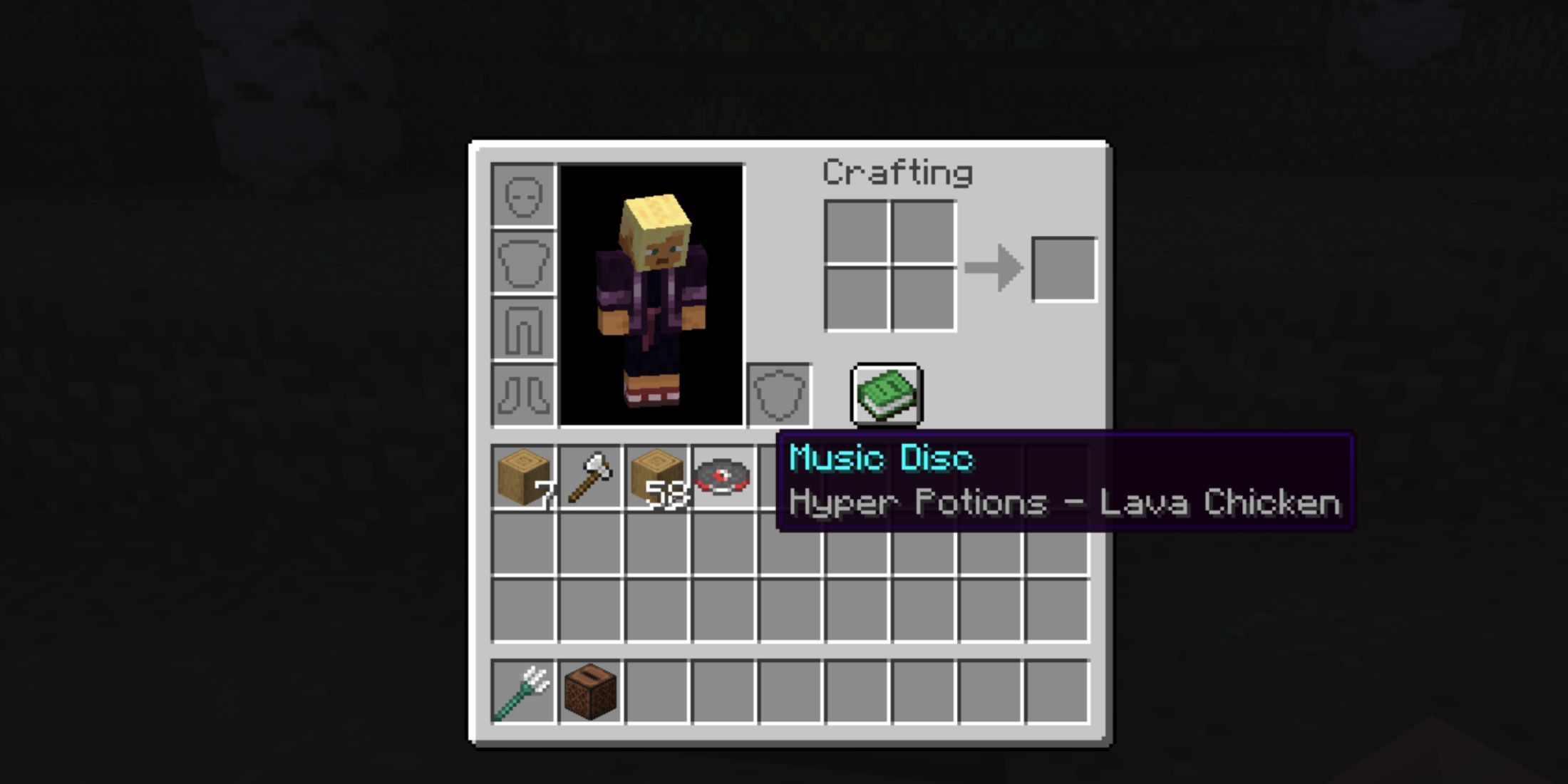 Minecraft Lava Chicken Music Disc 