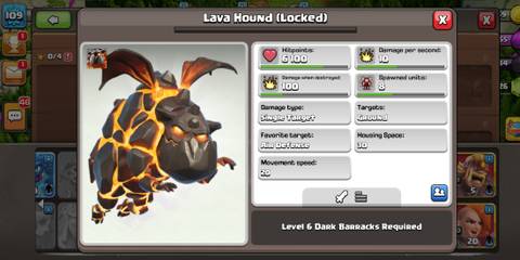 Lava Hound - Clash of Clans