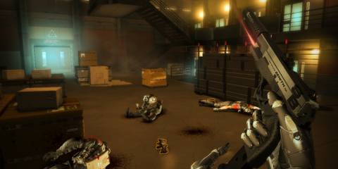 Loading a pistol in Deus Ex Human Revolution