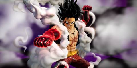 Luffy activates Gear 4 Snakeman - One Piece Pirate Warriors 4
