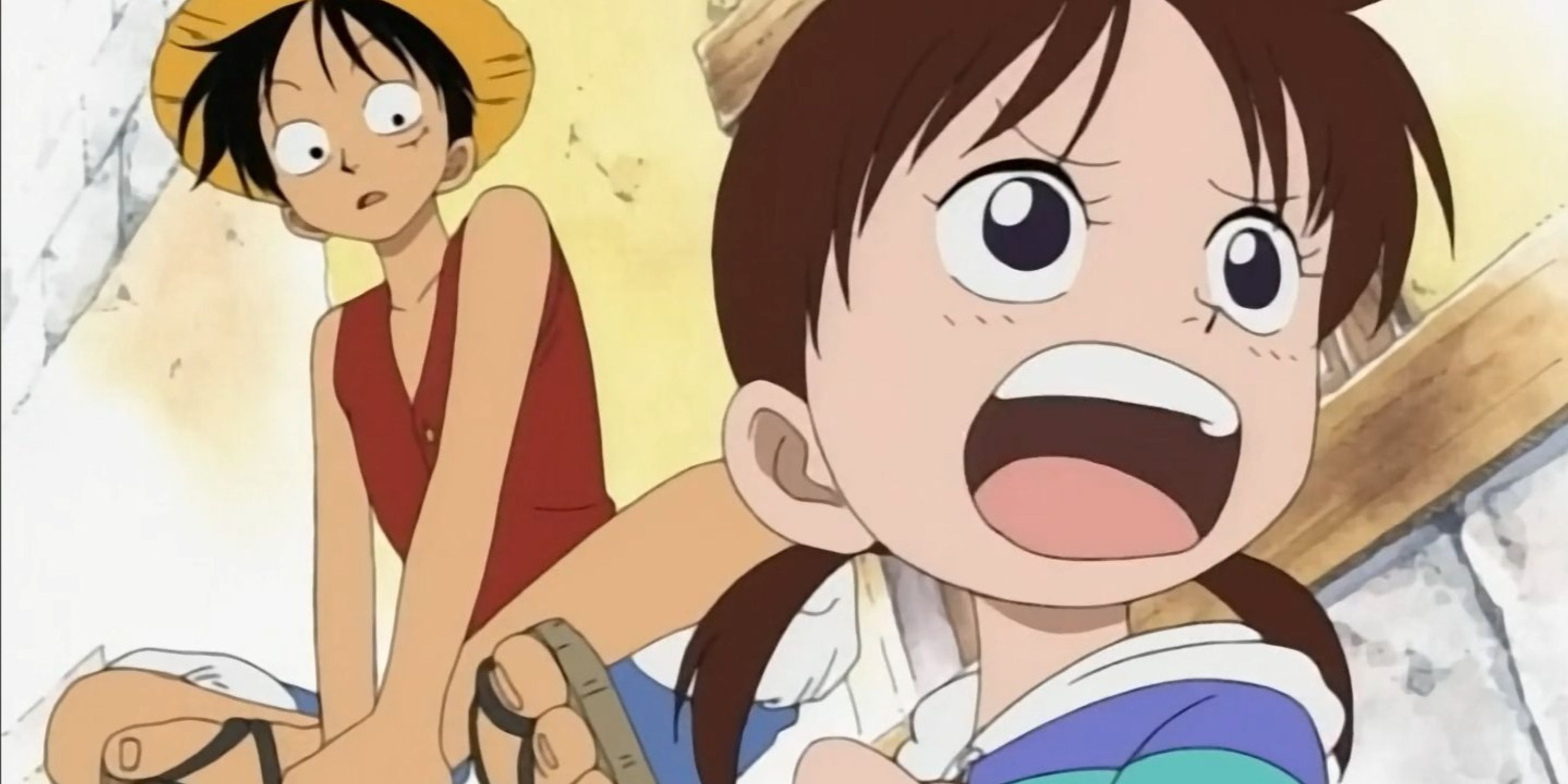 Luffy and Rika One Piece