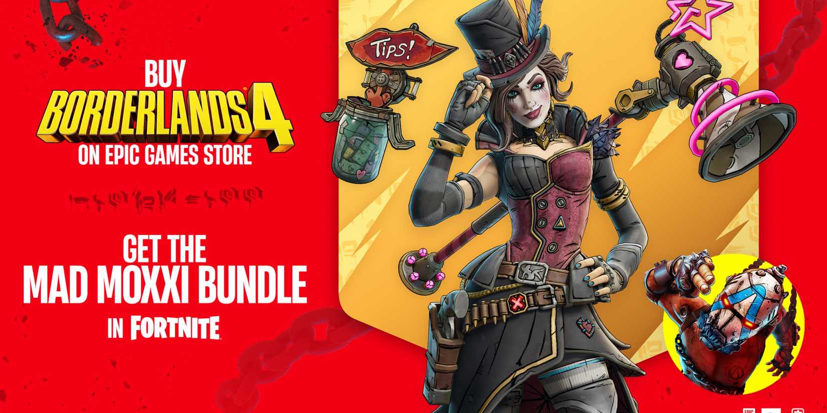 Mad Moxxi in Fortnite x Borderlands