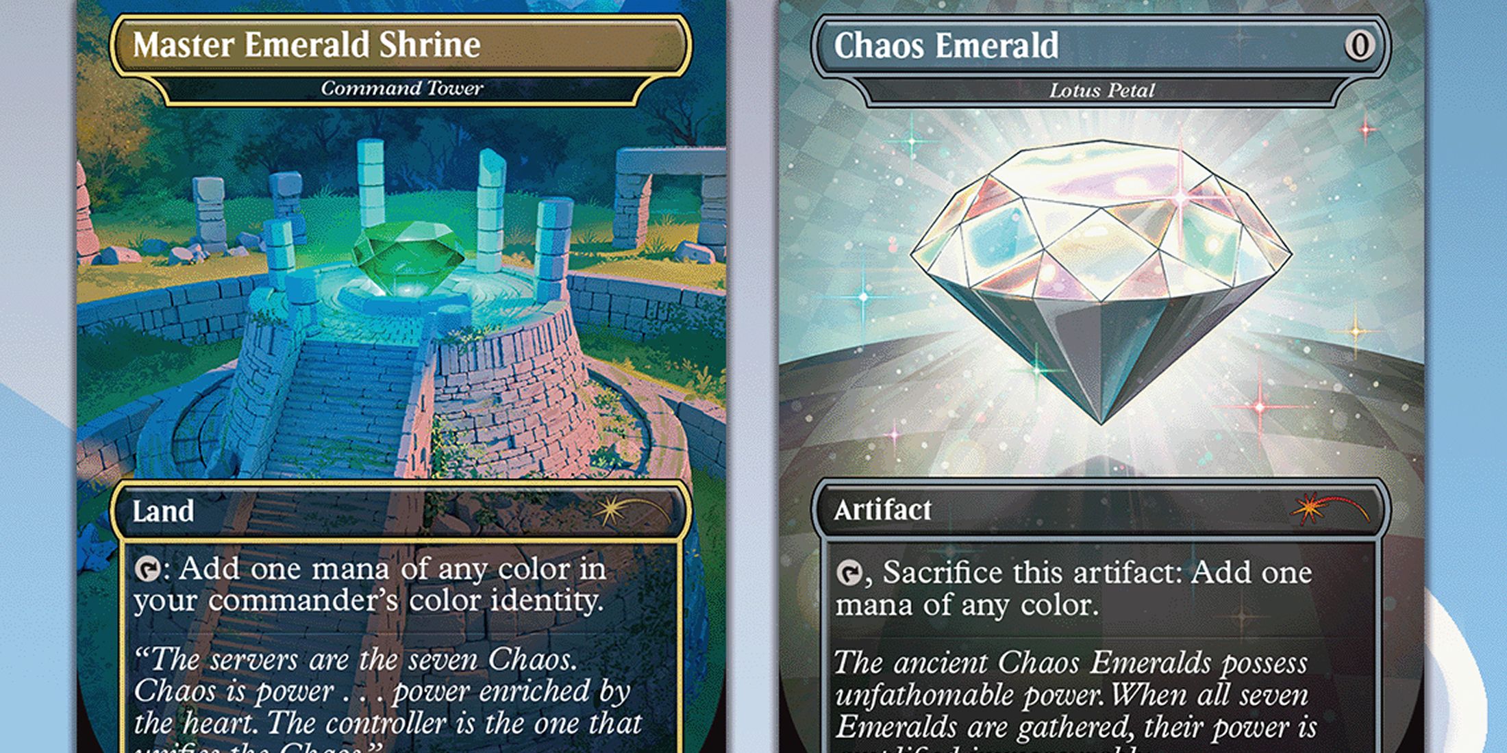 As a Sonic Fan, Magic: The Gathering's Secret Lair Collaboration