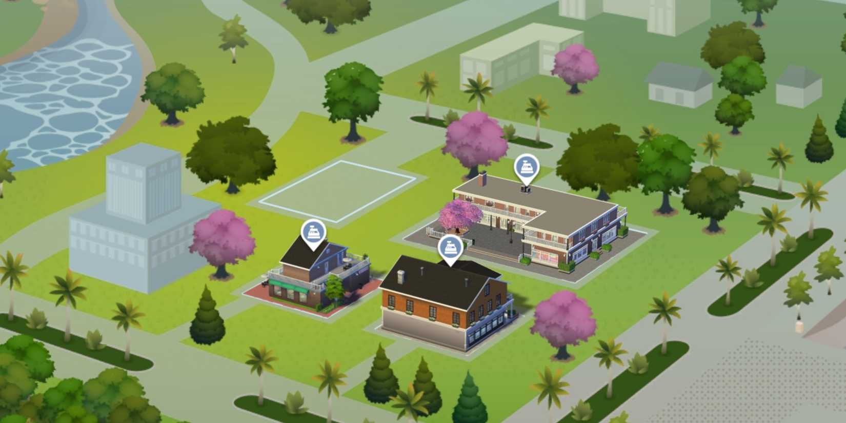 Magnolia Promenade sims 4