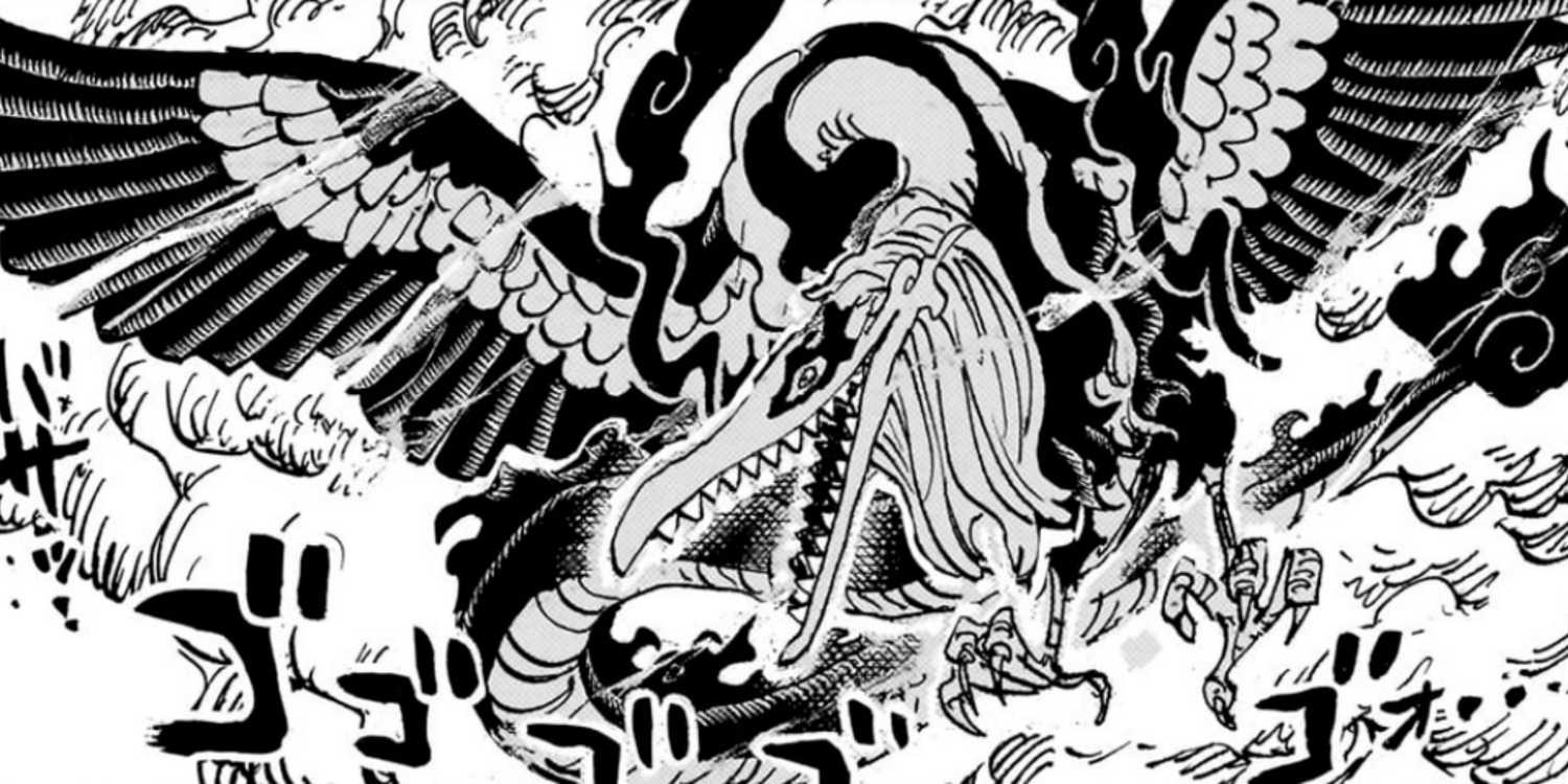 Marcus Mars dalam bentuk Itsumade - One Piece