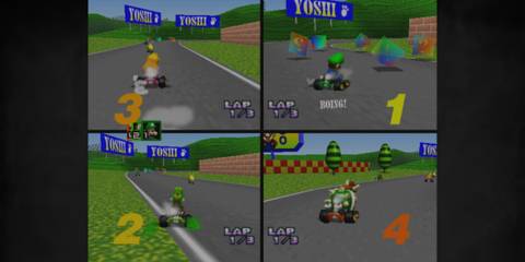 Mario Kart 64 splitscreen