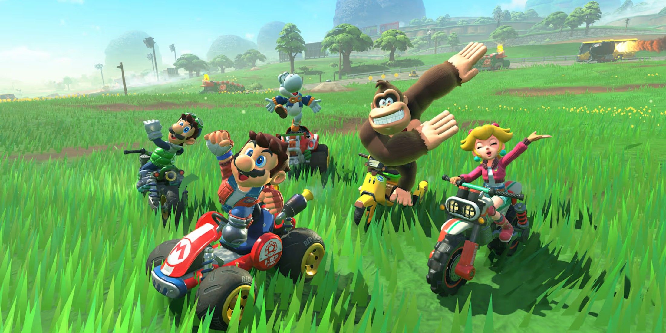 Mario Kart World roads custom map