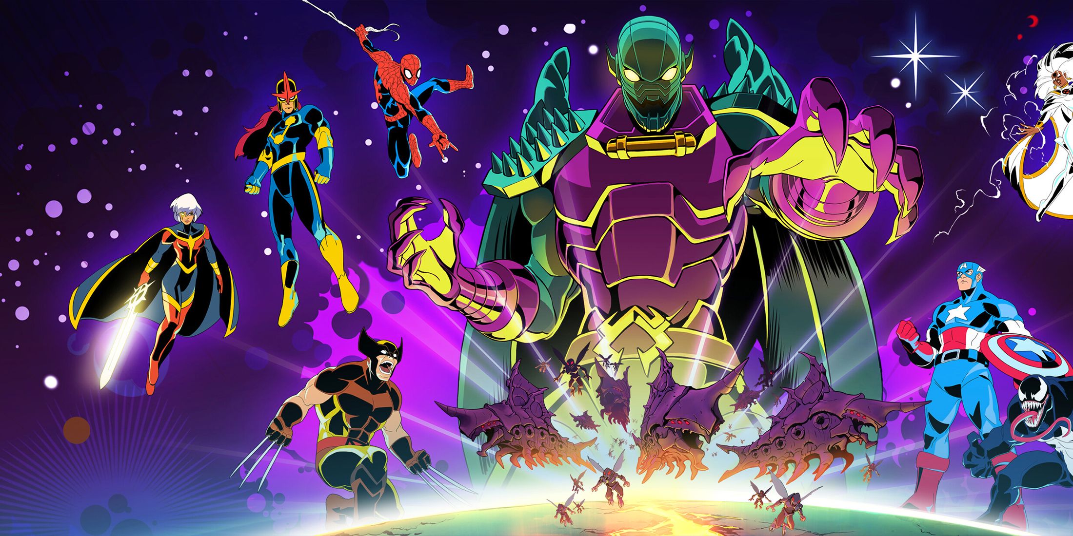Marvel Cosmic Invasion key art San Diego Comic Con SDCC 2025