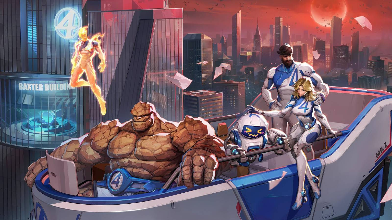 Marvel Rivals reveals a new team-up for Human Torch and The Thing.