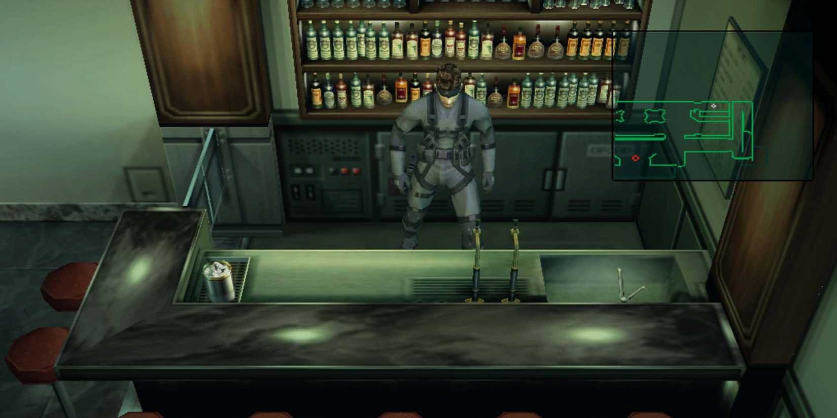 the bar in the tanker from metal gear solid 2
