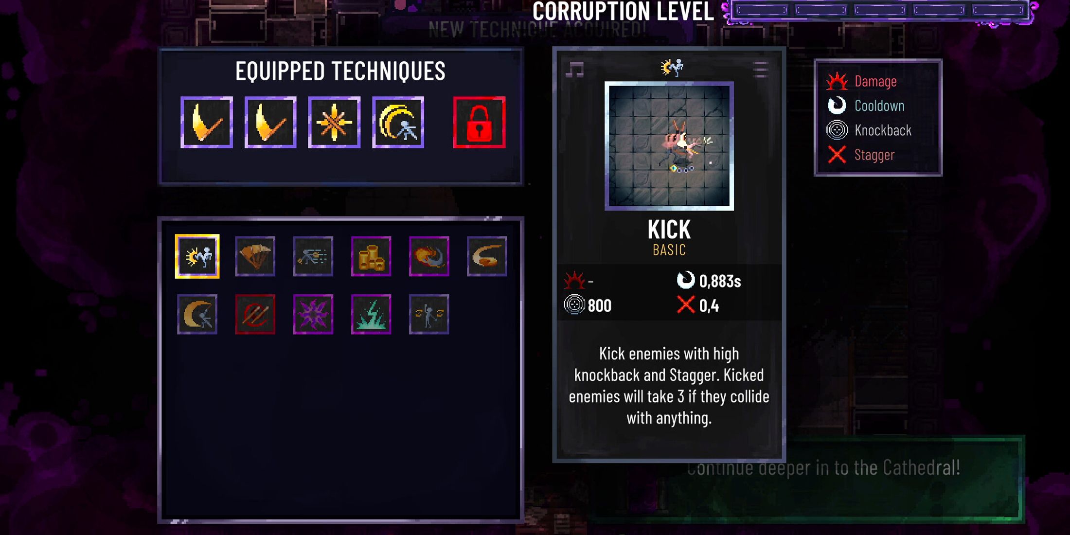 metavoidal corruption level equipped techniques