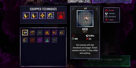 metavoidal corruption level equipped techniques