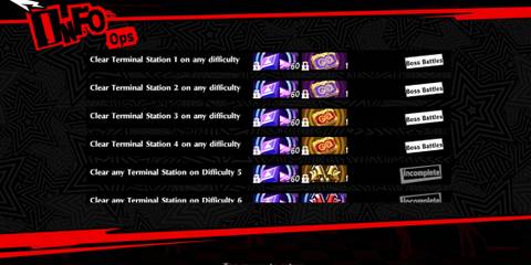 Metro of Desire Special Operations Rewards P5X