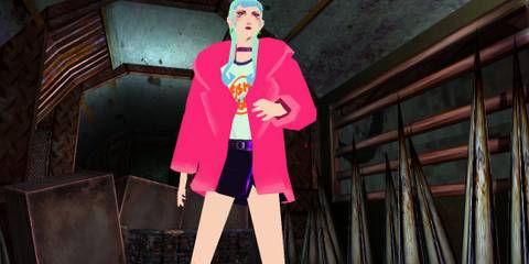 Michelle standing up in Sorry We’re Closed