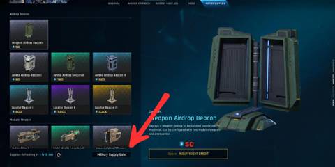 Military Supply Sale