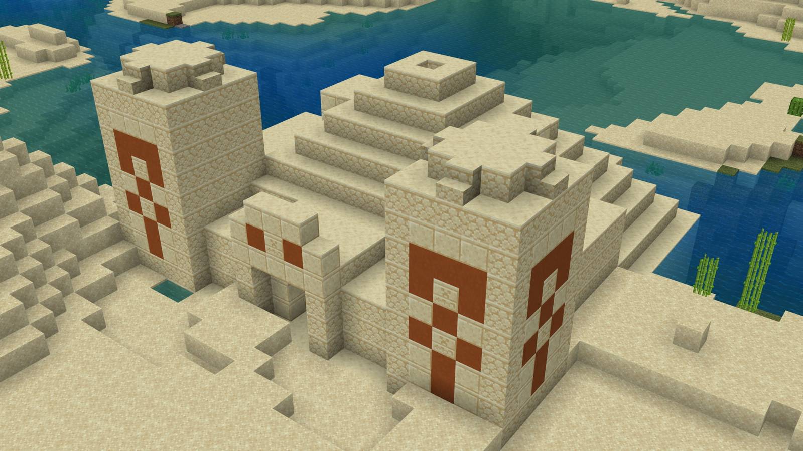 Minecraft Player Shows Stunning Desert Town