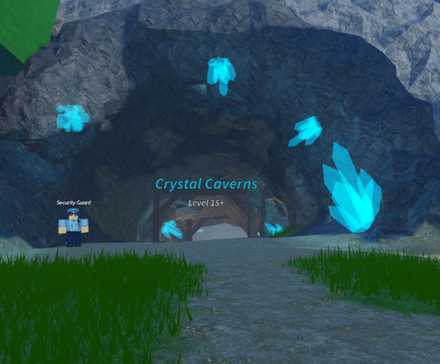 Prospecting crystal caverns