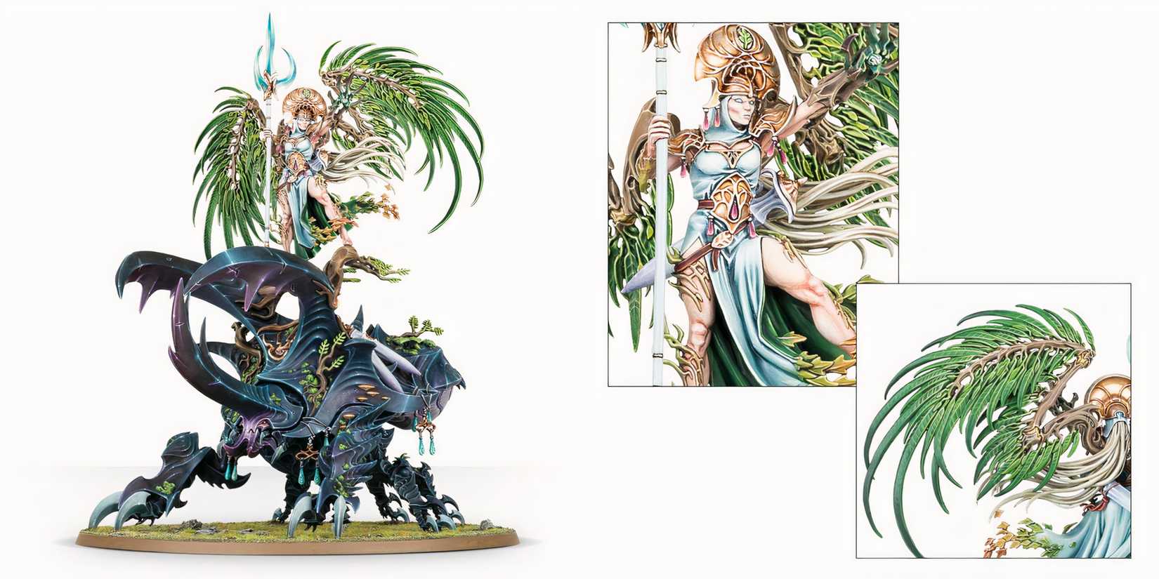 Warhammer Age of Sigmar: 10 Most Expensive Order Miniatures, Ranked miniature of araielle on wardroth beetle