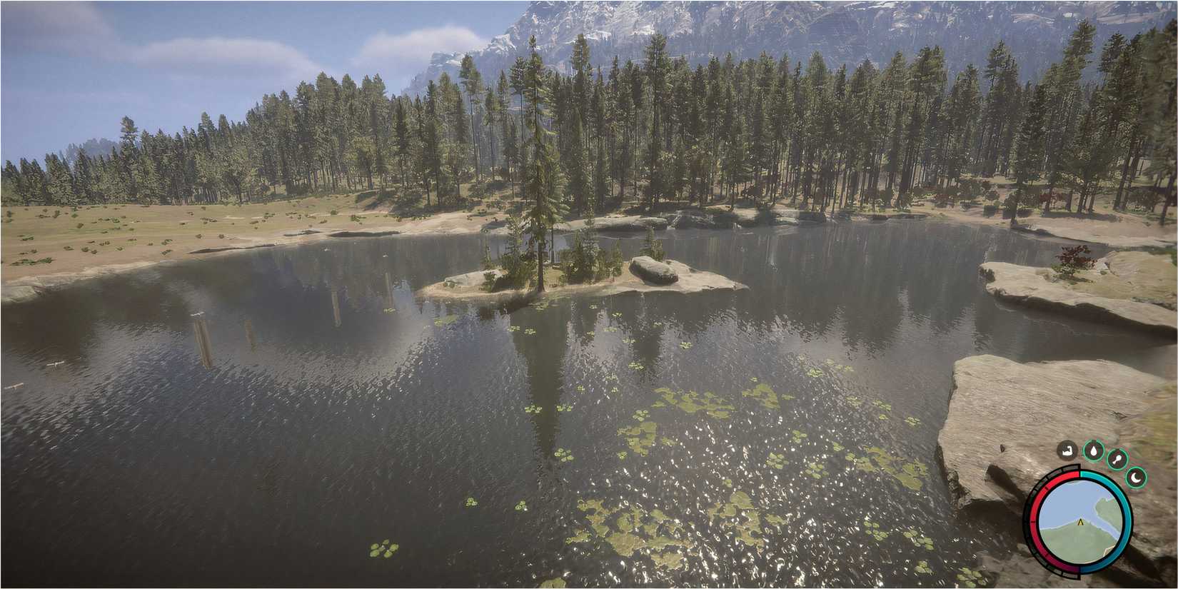 The Central Lake Island (Coffin/Squidward Lake) - Sons of the Forest