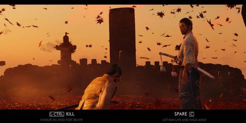 Kill or spare Lord Shimura in Ghost of Tsushima