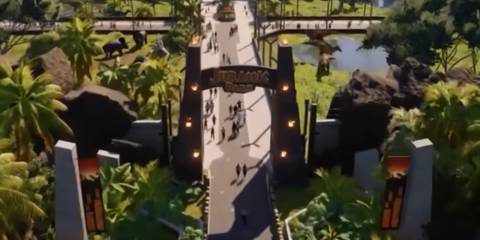 Jurassic World Evolution 2 park design ideas jurassic park gates featured image