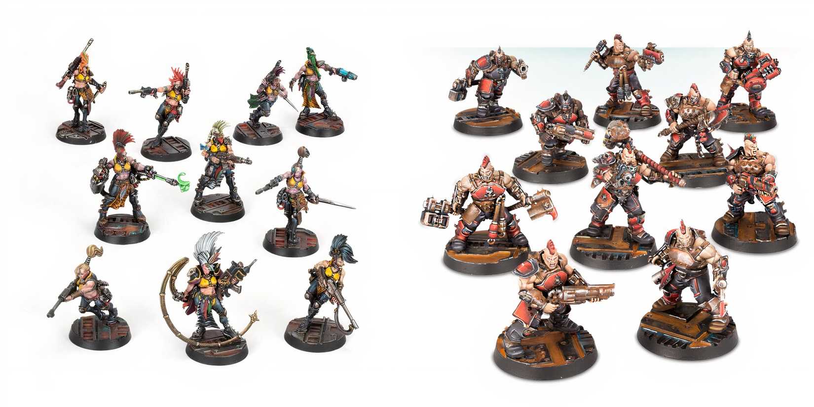 10 Best Miniature Ranges In Tabletop Games, Ranked Miniatures from the game Necromunda