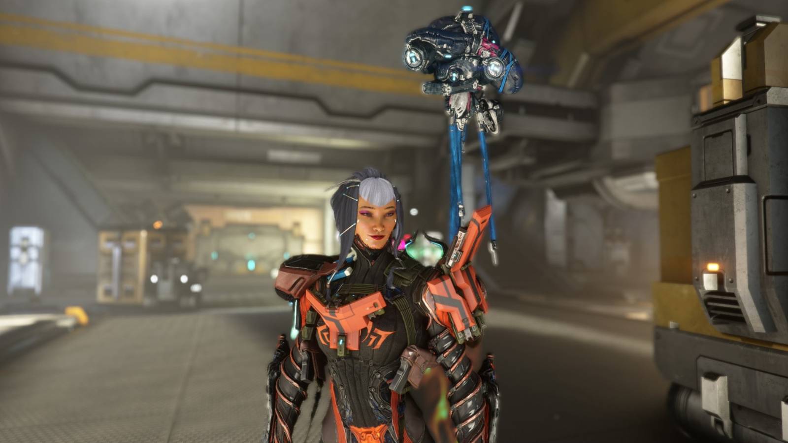 Aoi with sentinel companion 