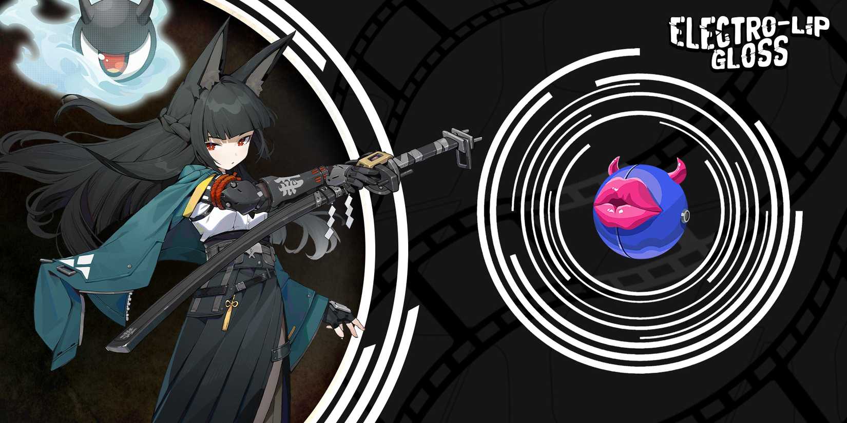 miyabi using electro-Lip gloss w-engine in zenless zone zero