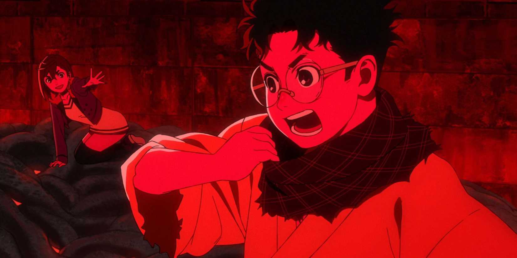 Momo and Okarun confront Turbo Granny - Dandadan