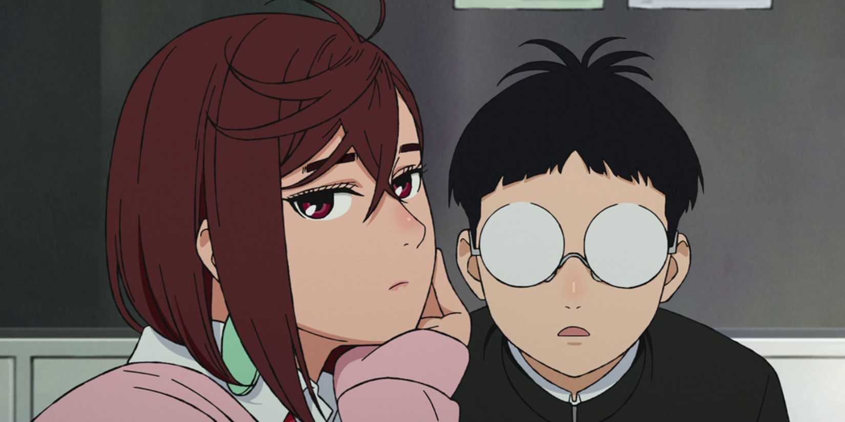 Momo and Okarun meeting for the first time - Dandadan