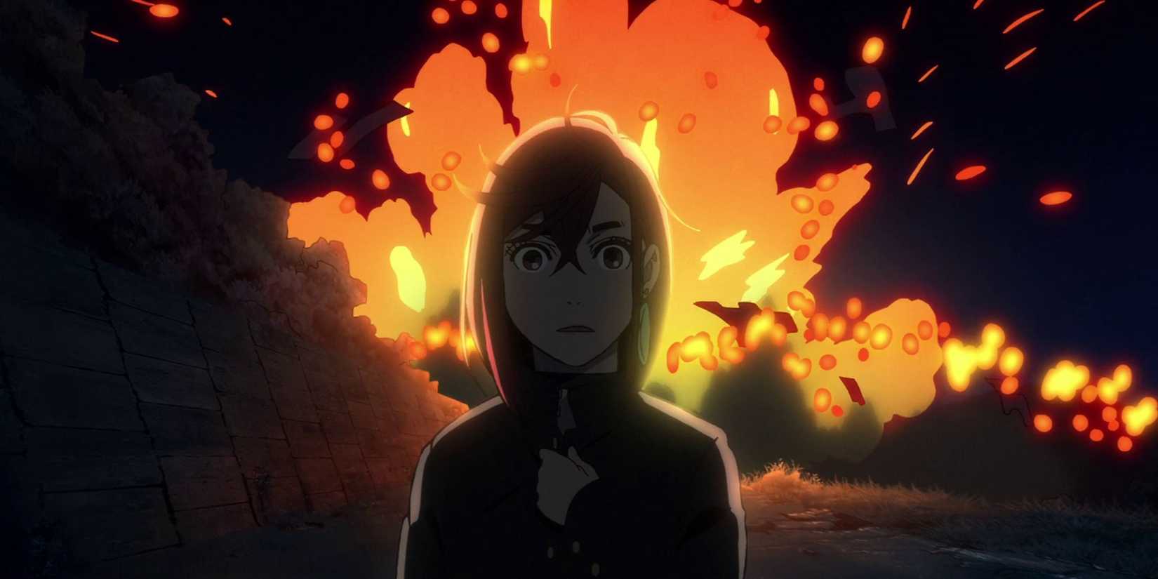 Momo finds out that Okarun is named Ken Takakura - Dandadan
