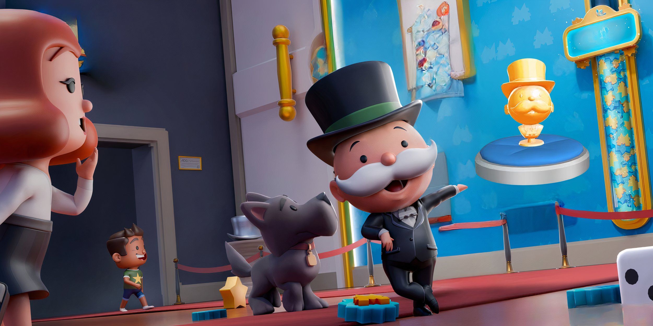Monopol GO Mr. Monopoly Gold token